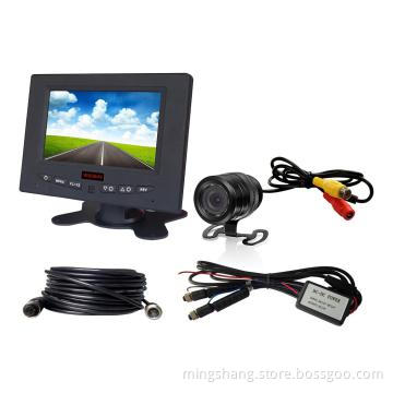 Car security with 5.0\"LCD Screen, 3 Channels AV in and IR car camera